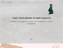 Tablet Screenshot of popnod.com